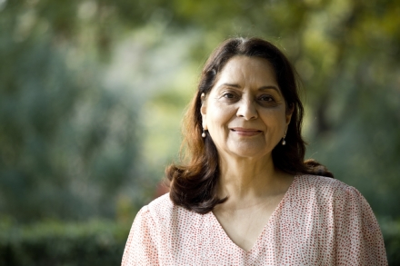 Cancer patient smiling subtly
