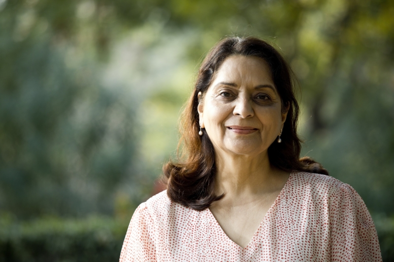 Cancer patient smiling subtly