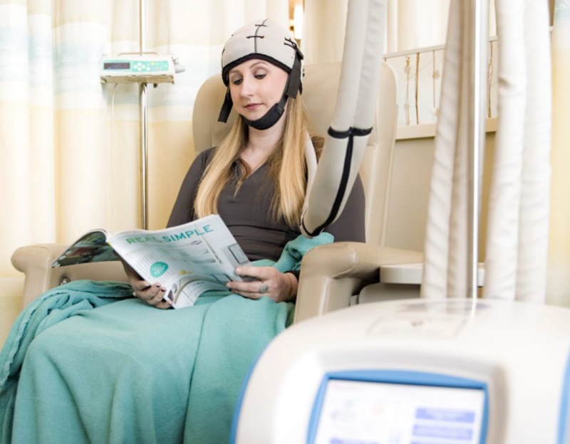 Scalp cooling during chemotherapy